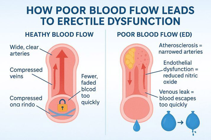 Vascular Causes: Poor Blood Flow to the Penis